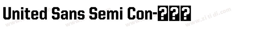 United Sans Semi Con字体转换